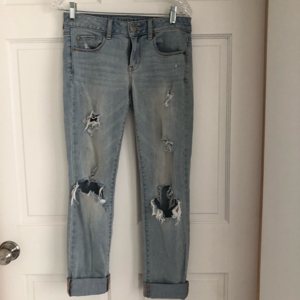 American Eagle Distressed Skinny Jeans